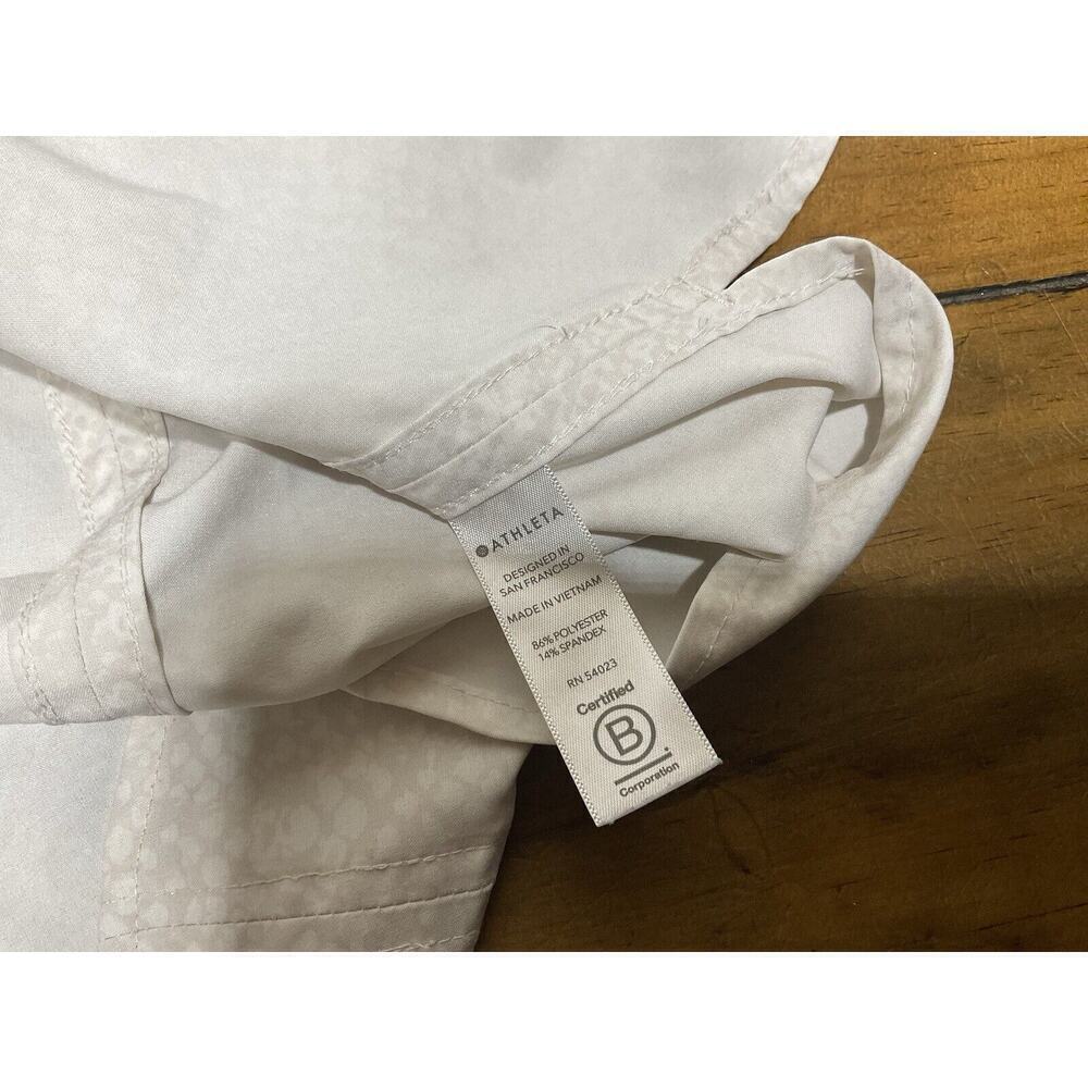 Athleta Womens Zephyr Tank Top Size XS Crew Neck Sleeveless Snake Print Gym - Picture 8 of 9